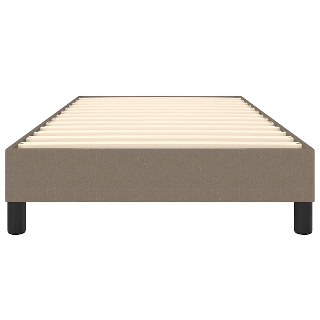 Boxspringbettgestell Taupe 80x200 cm Stoff
