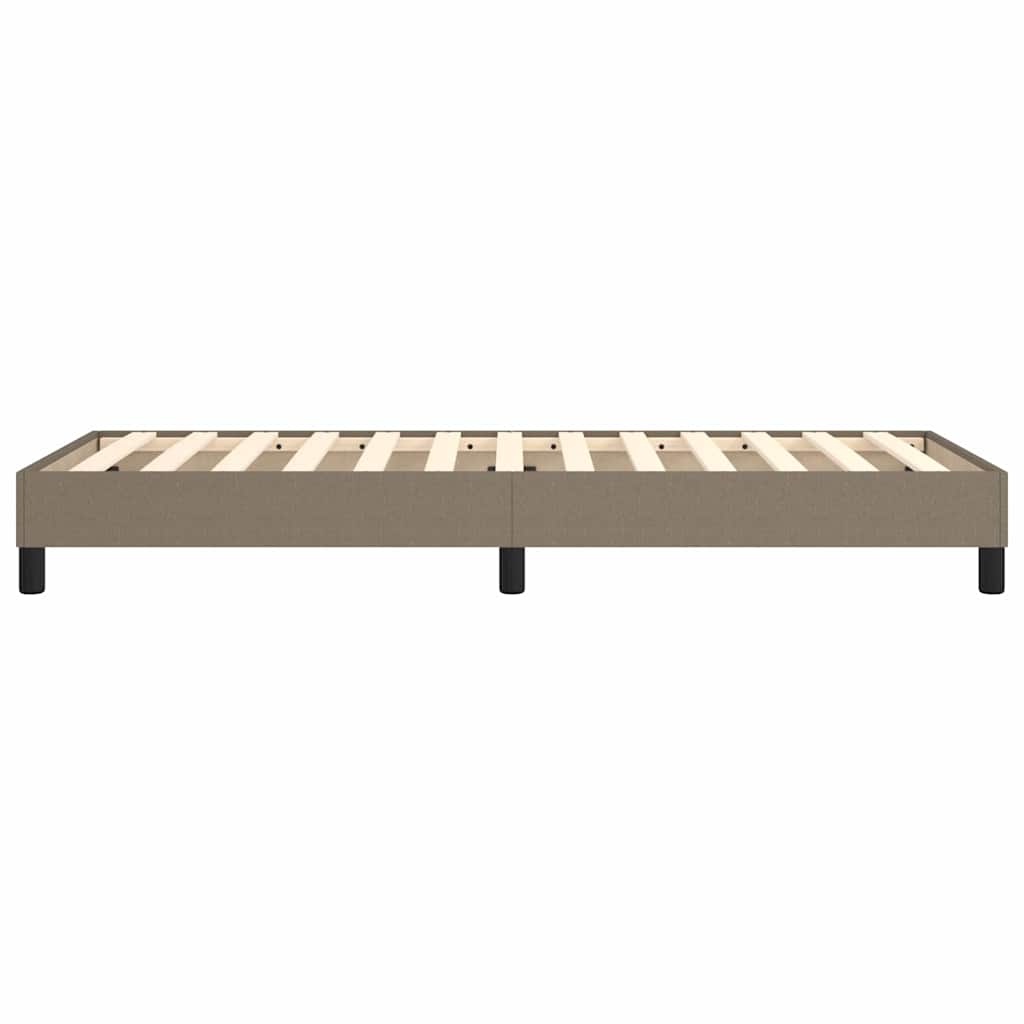 Boxspringbettgestell Taupe 80x200 cm Stoff