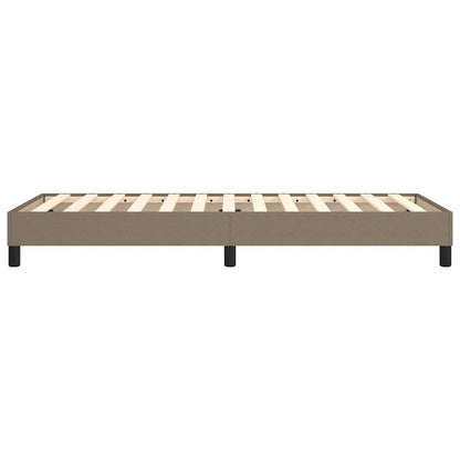 Boxspringbettgestell Taupe 80x200 cm Stoff
