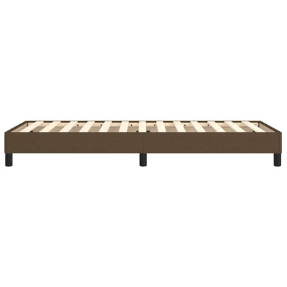 Boxspringbettgestell Dunkelbraun 90x190 cm Stoff
