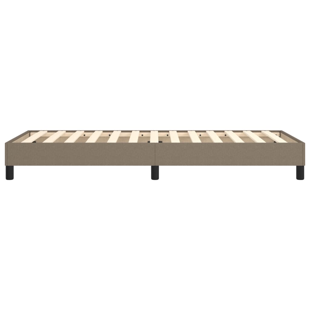 Boxspringbettgestell Taupe 90x190 cm Stoff
