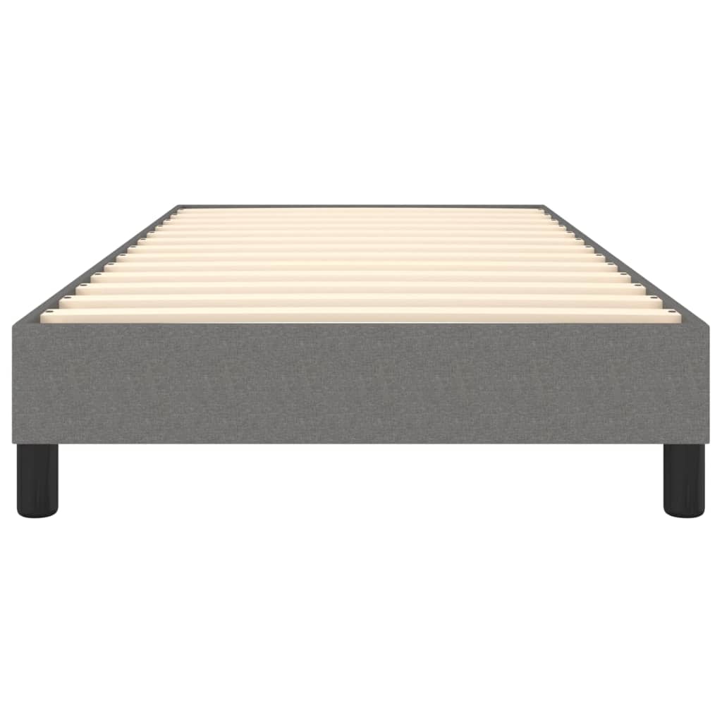 Boxspringbettgestell Dunkelgrau 90x200 cm Stoff