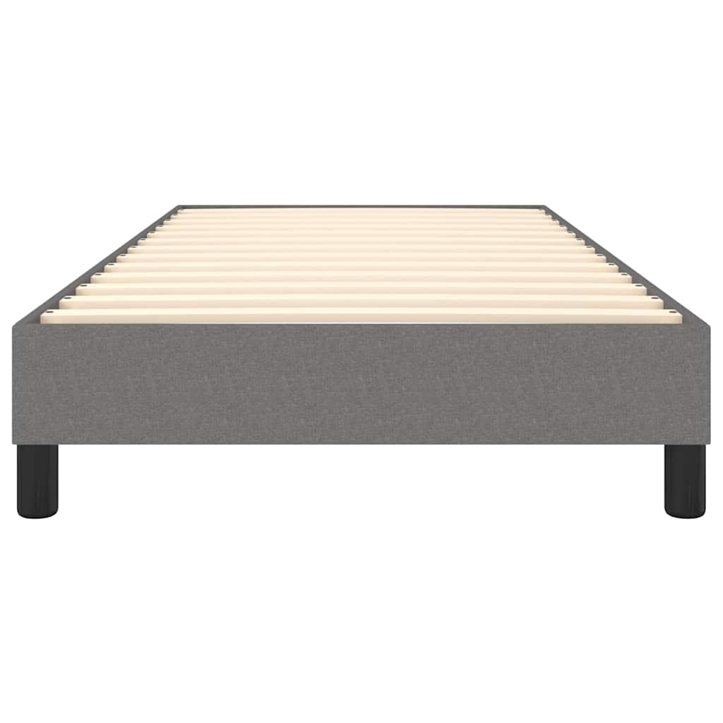 Boxspringbettgestell Dunkelgrau 90x200 cm Stoff