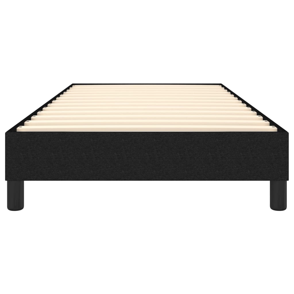 Boxspringbettgestell Schwarz 90x200 cm Stoff