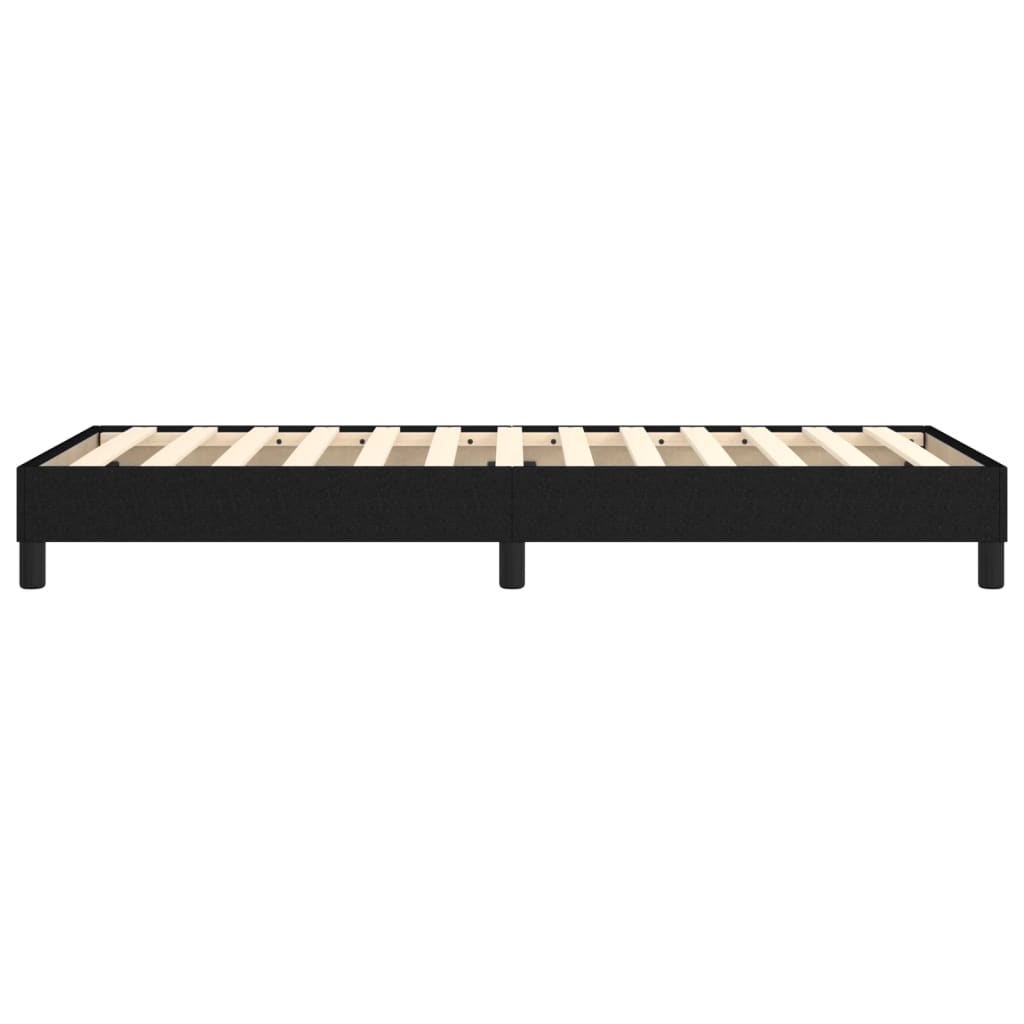 Boxspringbettgestell Schwarz 90x200 cm Stoff