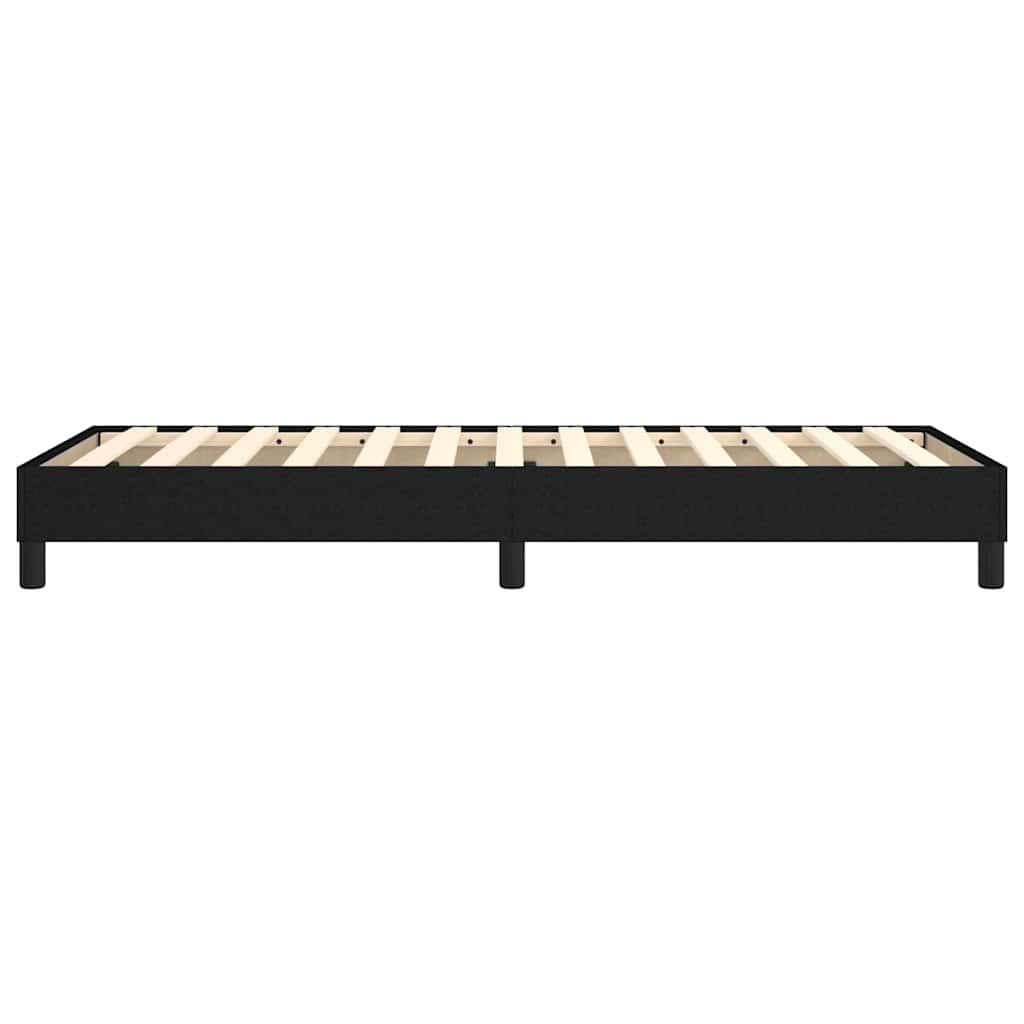 Boxspringbettgestell Schwarz 90x200 cm Stoff