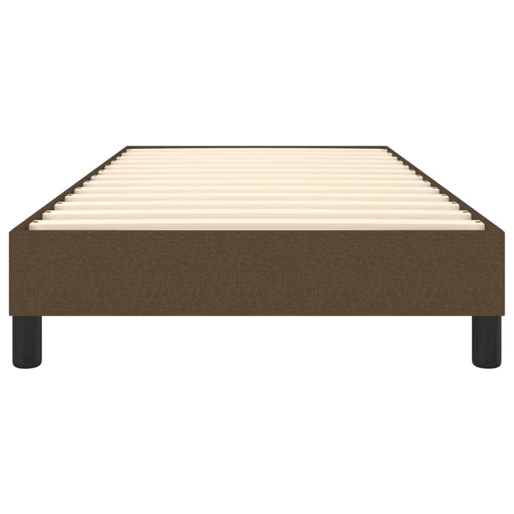 Boxspringbettgestell Dunkelbraun 90x200 cm Stoff