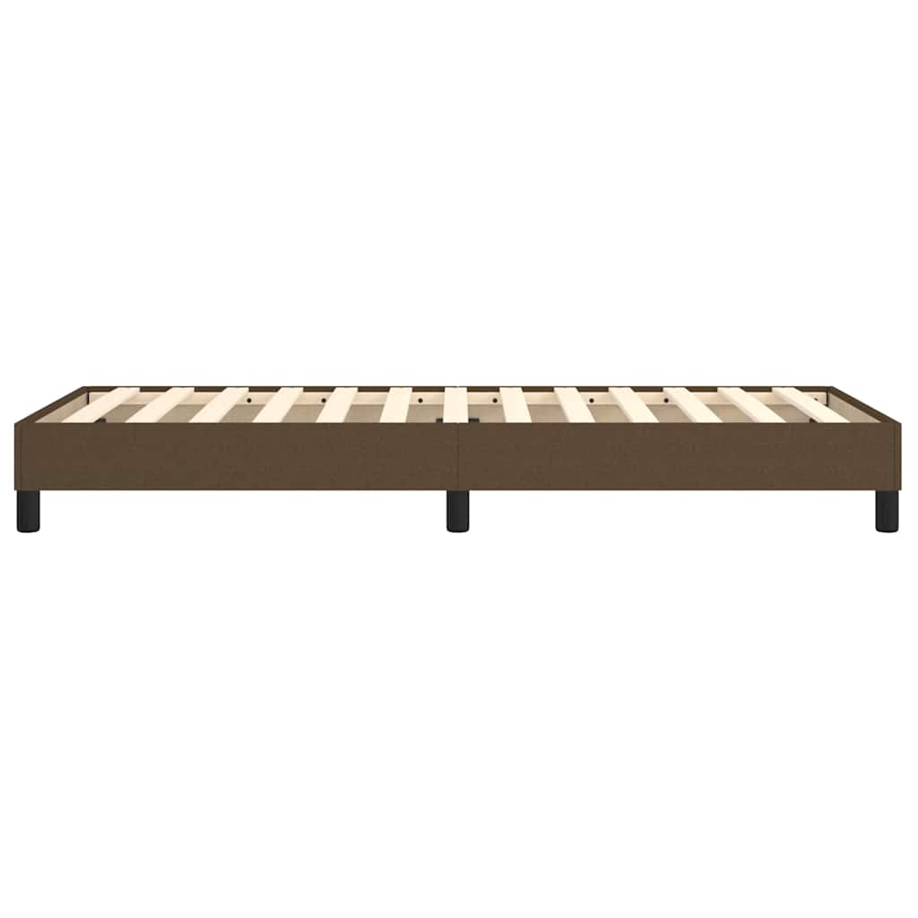 Boxspringbettgestell Dunkelbraun 90x200 cm Stoff