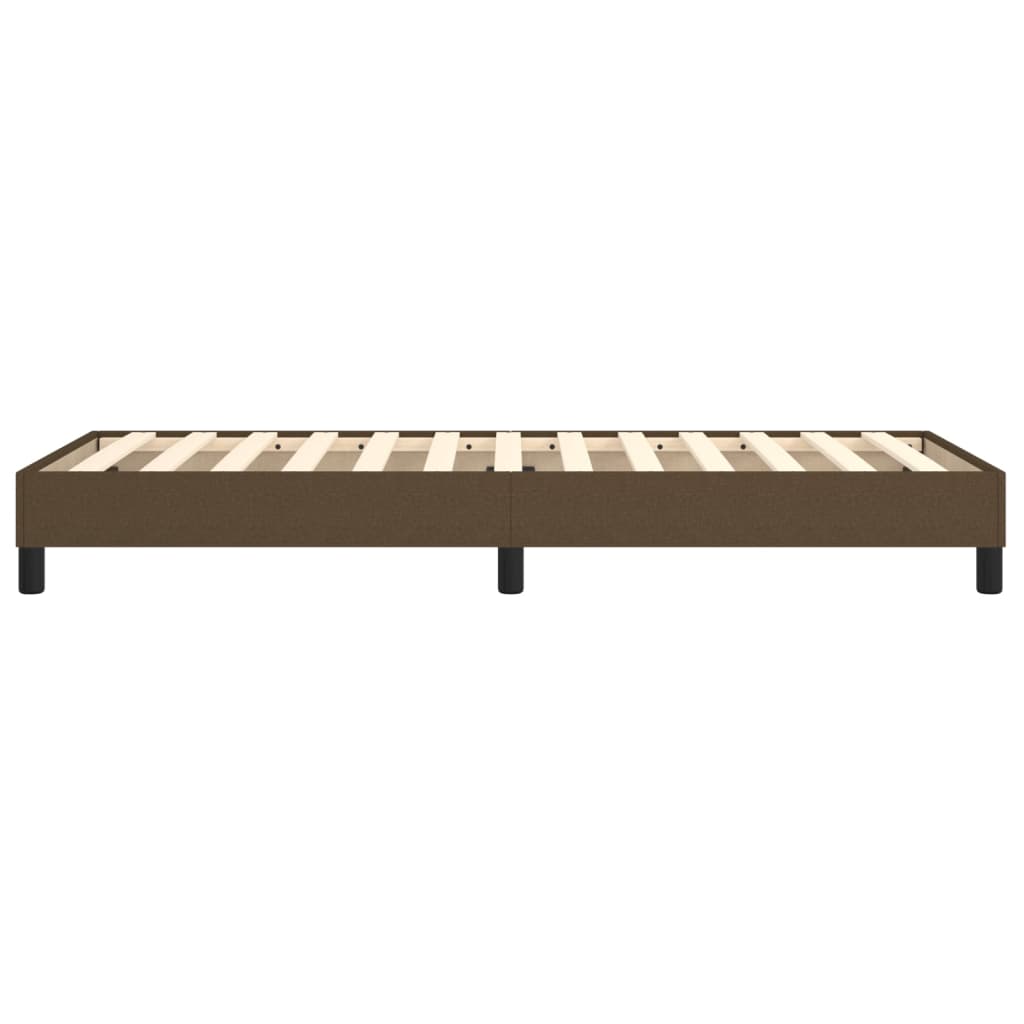 Boxspringbettgestell Dunkelbraun 90x200 cm Stoff