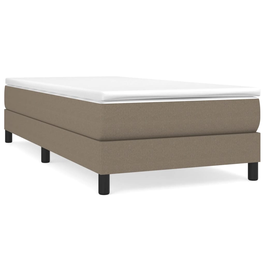 Boxspringbettgestell Taupe 90x200 cm Stoff