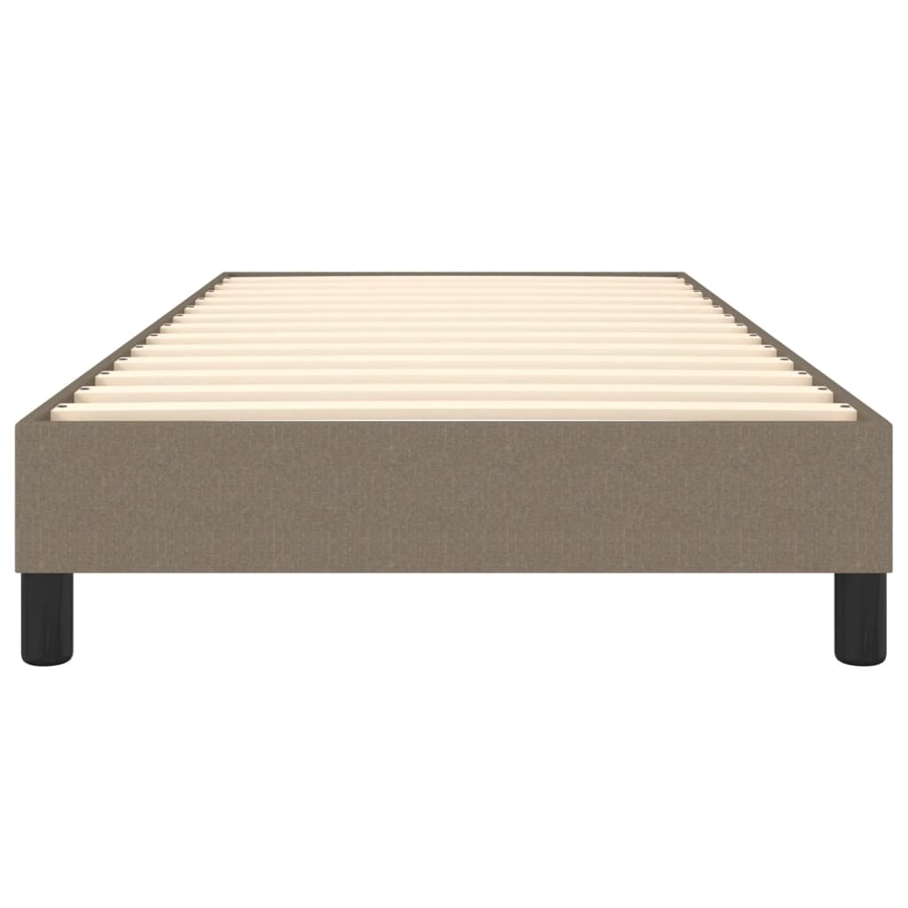 Boxspringbettgestell Taupe 90x200 cm Stoff