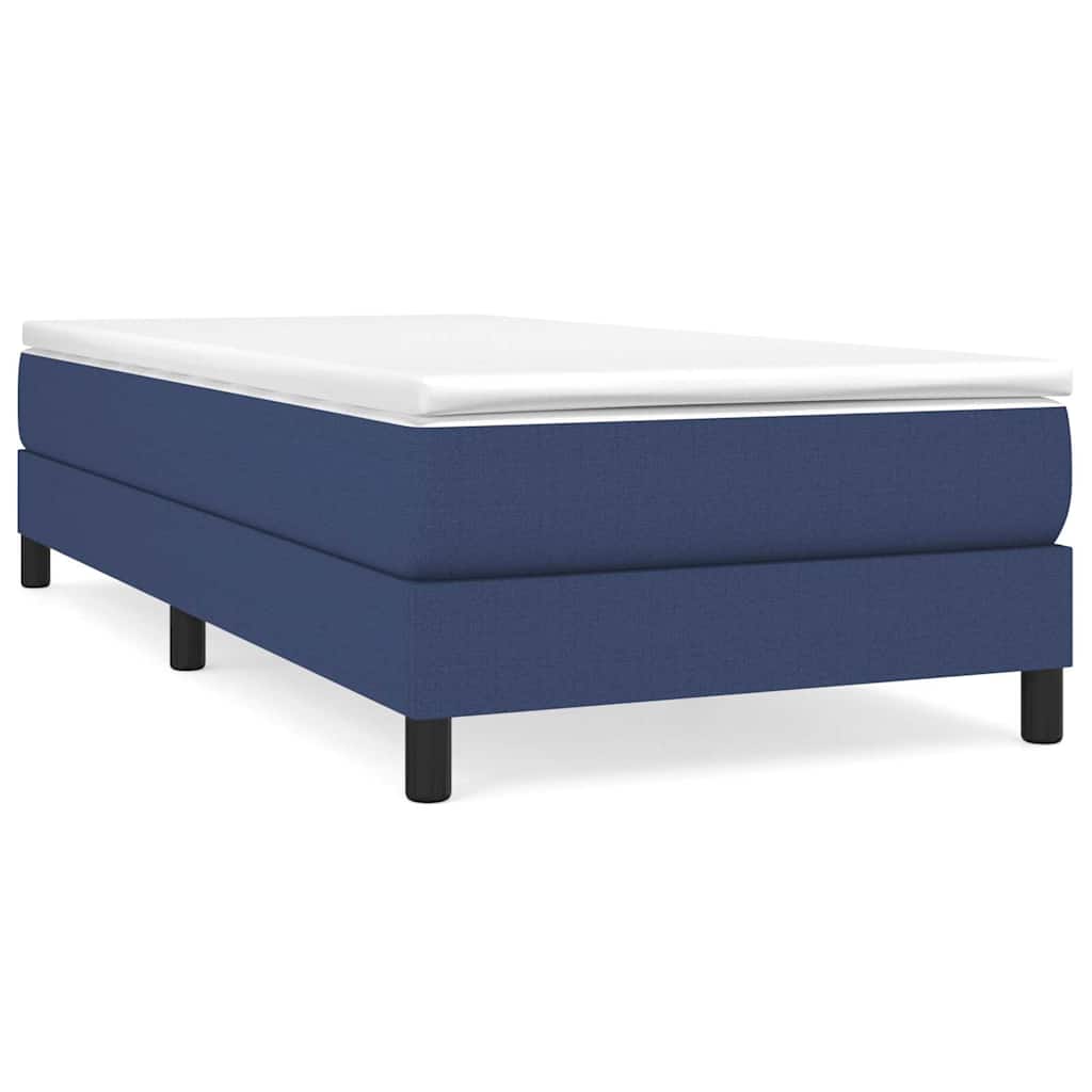 Boxspringbettgestell Blau 90x200 cm Stoff