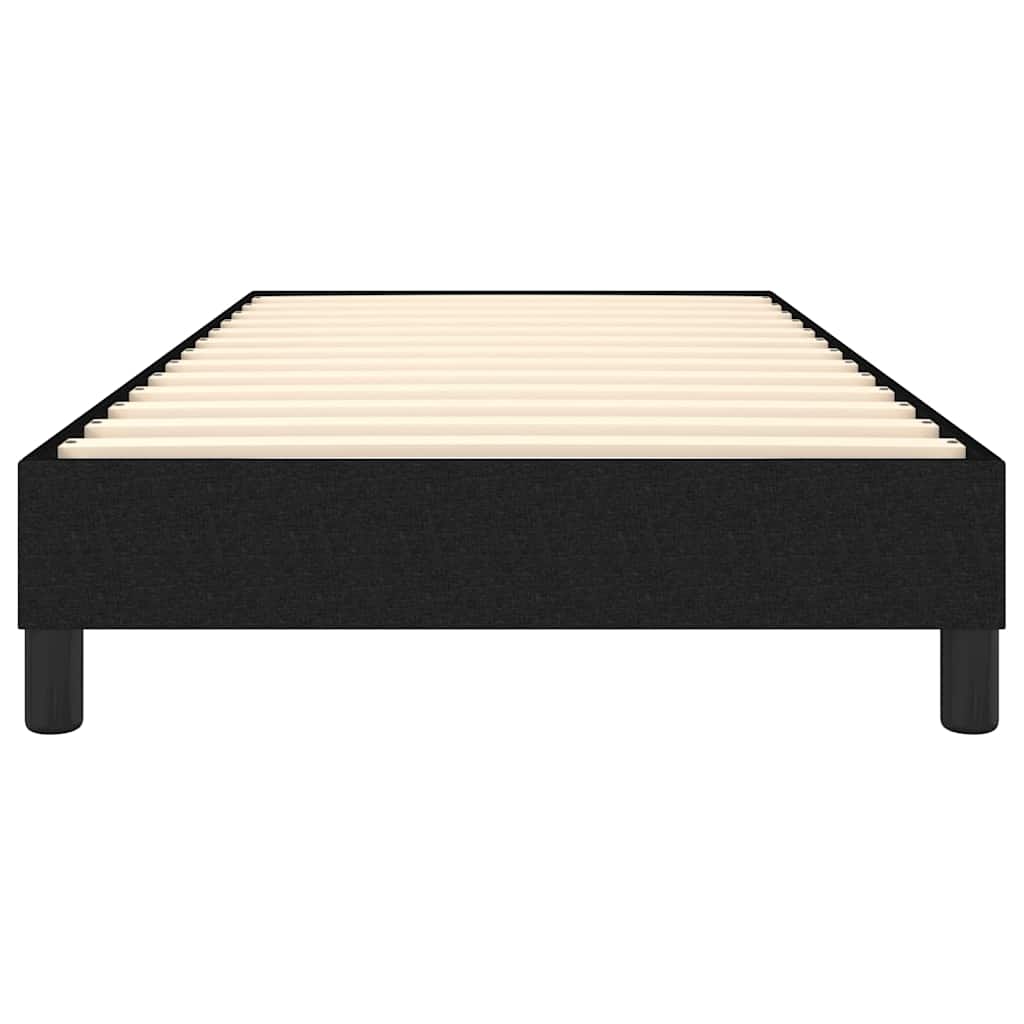 Boxspringbettgestell Schwarz 100x200 cm Stoff