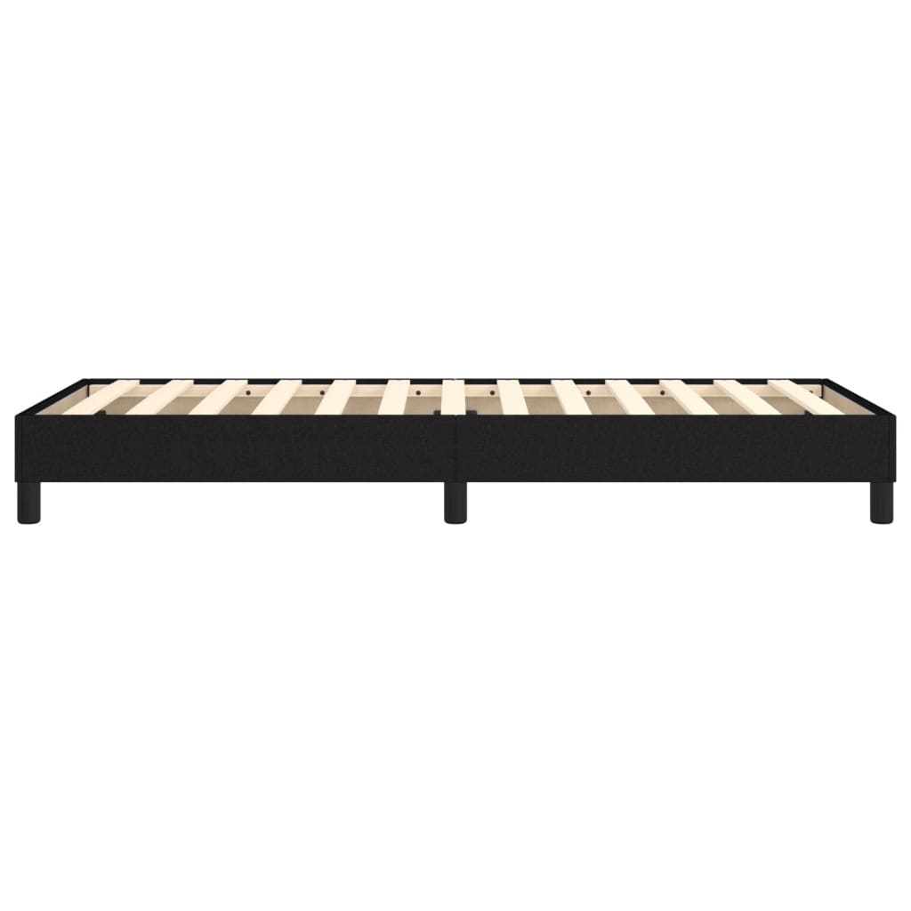 Boxspringbettgestell Schwarz 100x200 cm Stoff