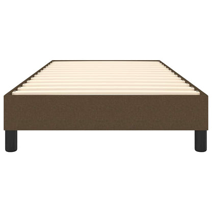 Boxspringbettgestell Dunkelbraun 100x200 cm Stoff