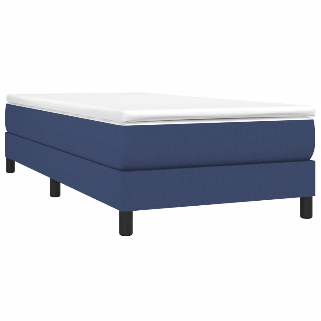 Boxspringbettgestell Blau 100x200 cm Stoff