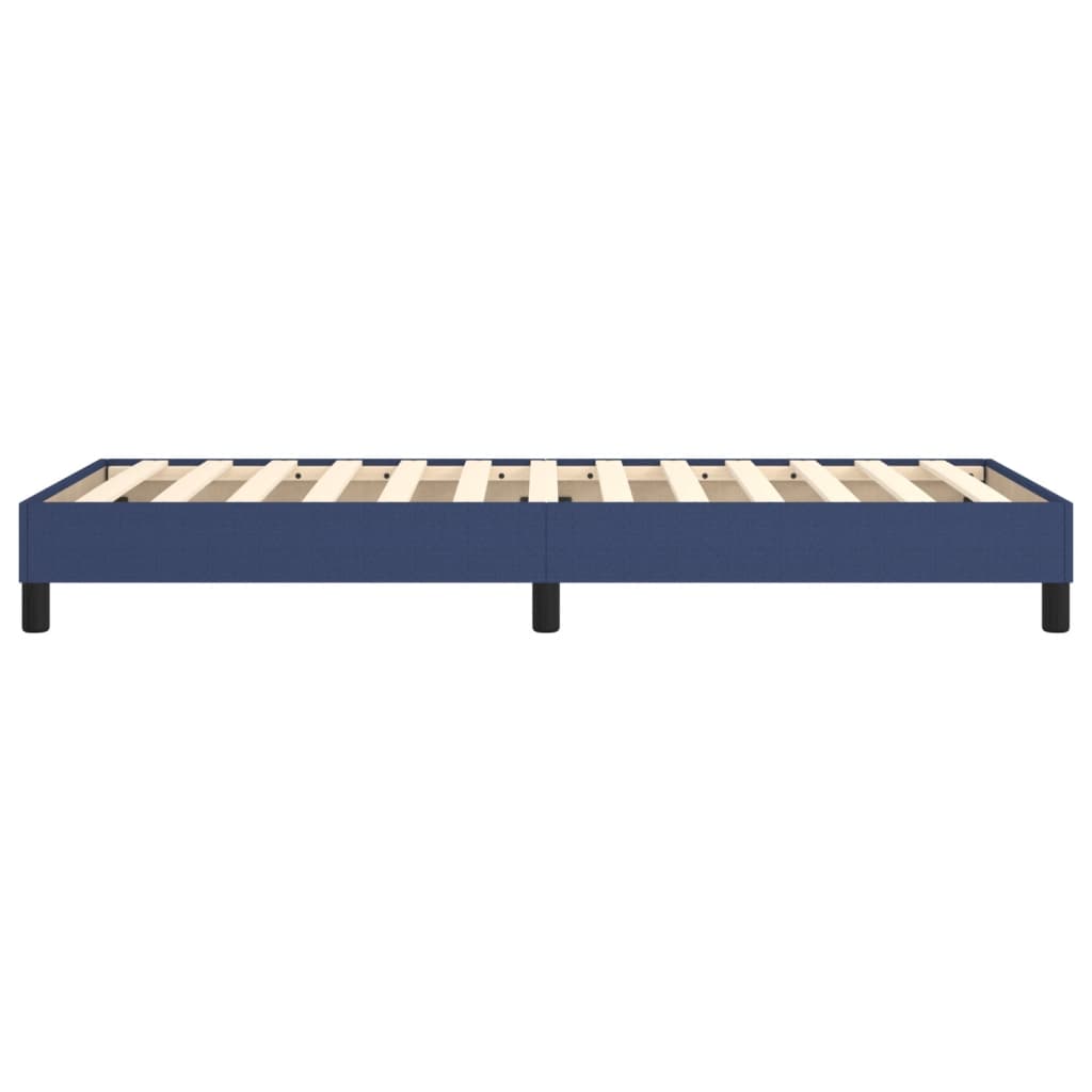 Boxspringbettgestell Blau 100x200 cm Stoff