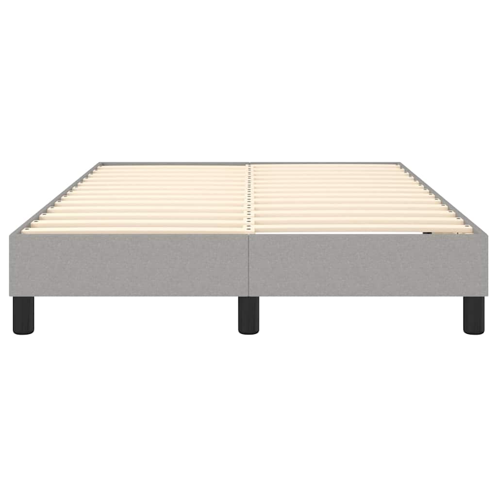Boxspringbettgestell Hellgrau 120x200 cm Stoff
