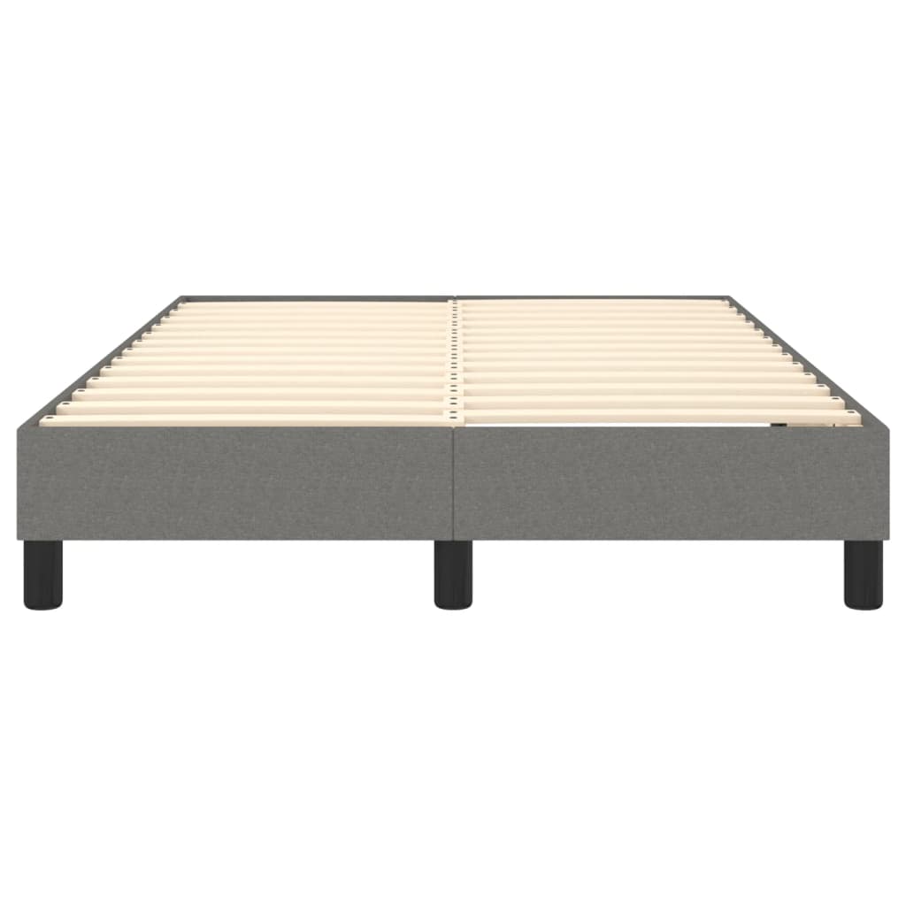 Boxspringbettgestell Dunkelgrau 120x200 cm Stoff