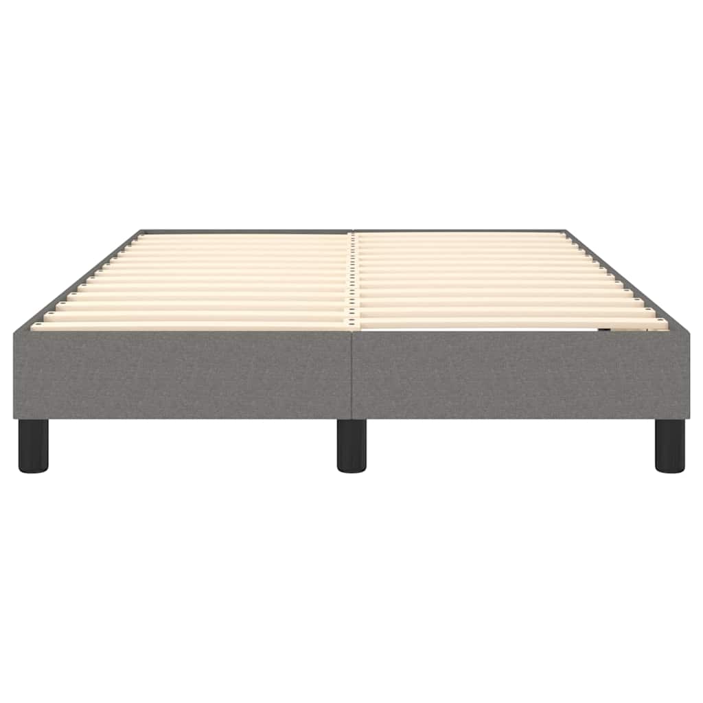 Boxspringbettgestell Dunkelgrau 120x200 cm Stoff
