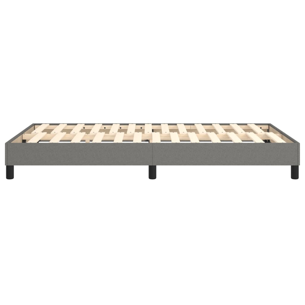Boxspringbettgestell Dunkelgrau 120x200 cm Stoff