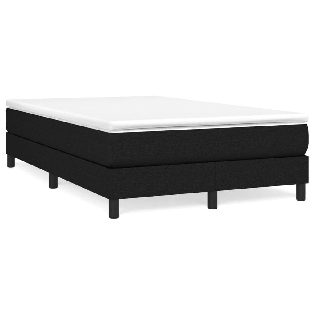 Boxspringbettgestell Schwarz 120x200 cm Stoff