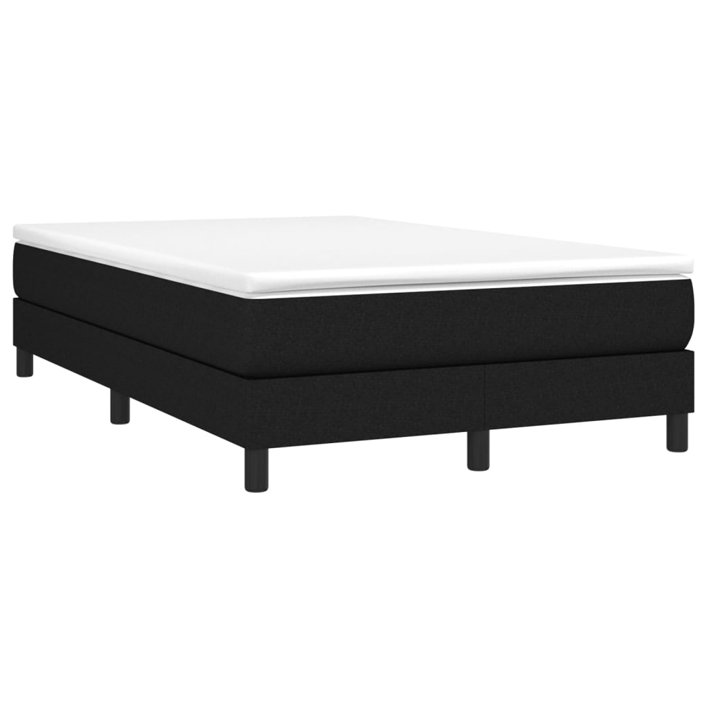 Boxspringbettgestell Schwarz 120x200 cm Stoff