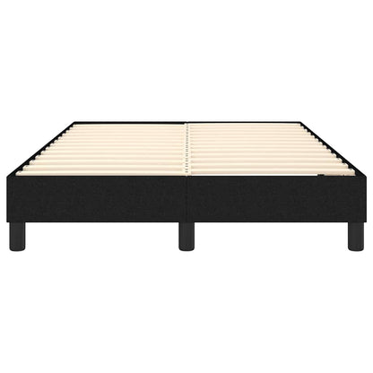 Boxspringbettgestell Schwarz 120x200 cm Stoff
