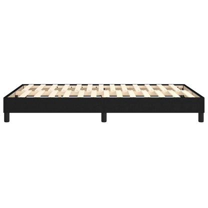 Boxspringbettgestell Schwarz 120x200 cm Stoff