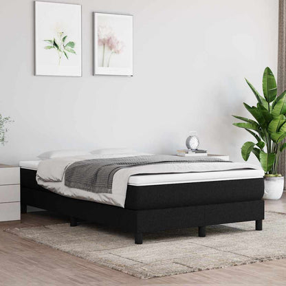 Boxspringbettgestell Schwarz 120x200 cm Stoff