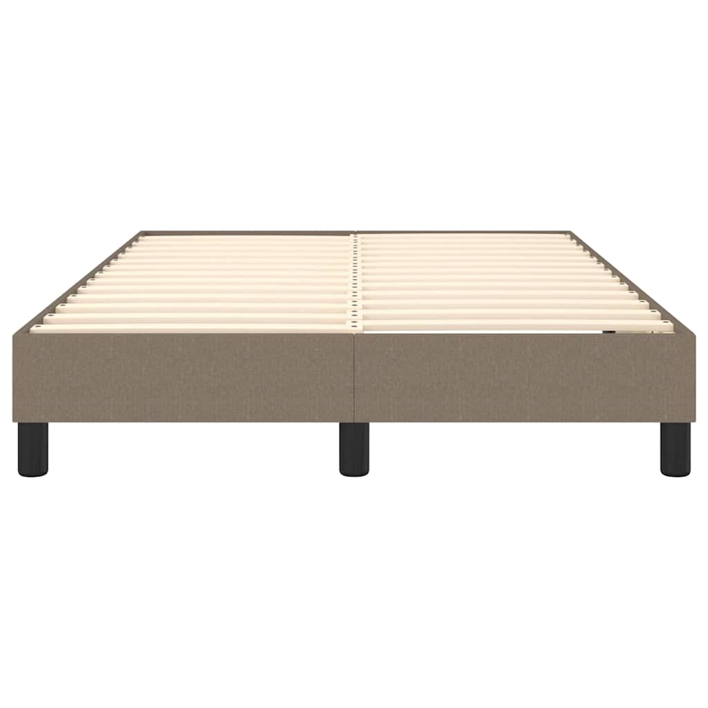 Boxspringbettgestell Taupe 120x200 cm Stoff