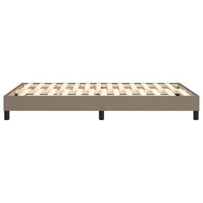 Boxspringbettgestell Taupe 120x200 cm Stoff