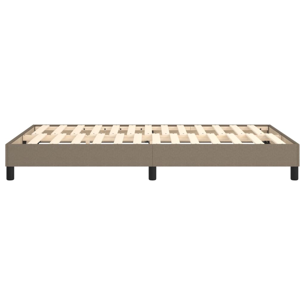 Boxspringbettgestell Taupe 120x200 cm Stoff