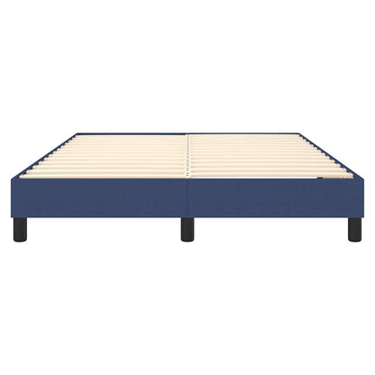 Boxspringbettgestell Blau 140x190 cm Stoff