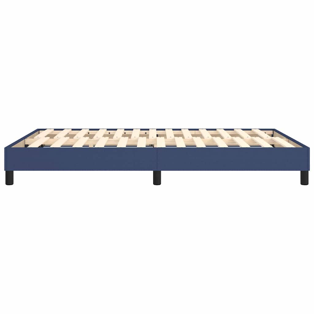Boxspringbettgestell Blau 140x190 cm Stoff