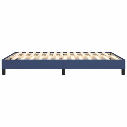 Boxspringbettgestell Blau 140x190 cm Stoff