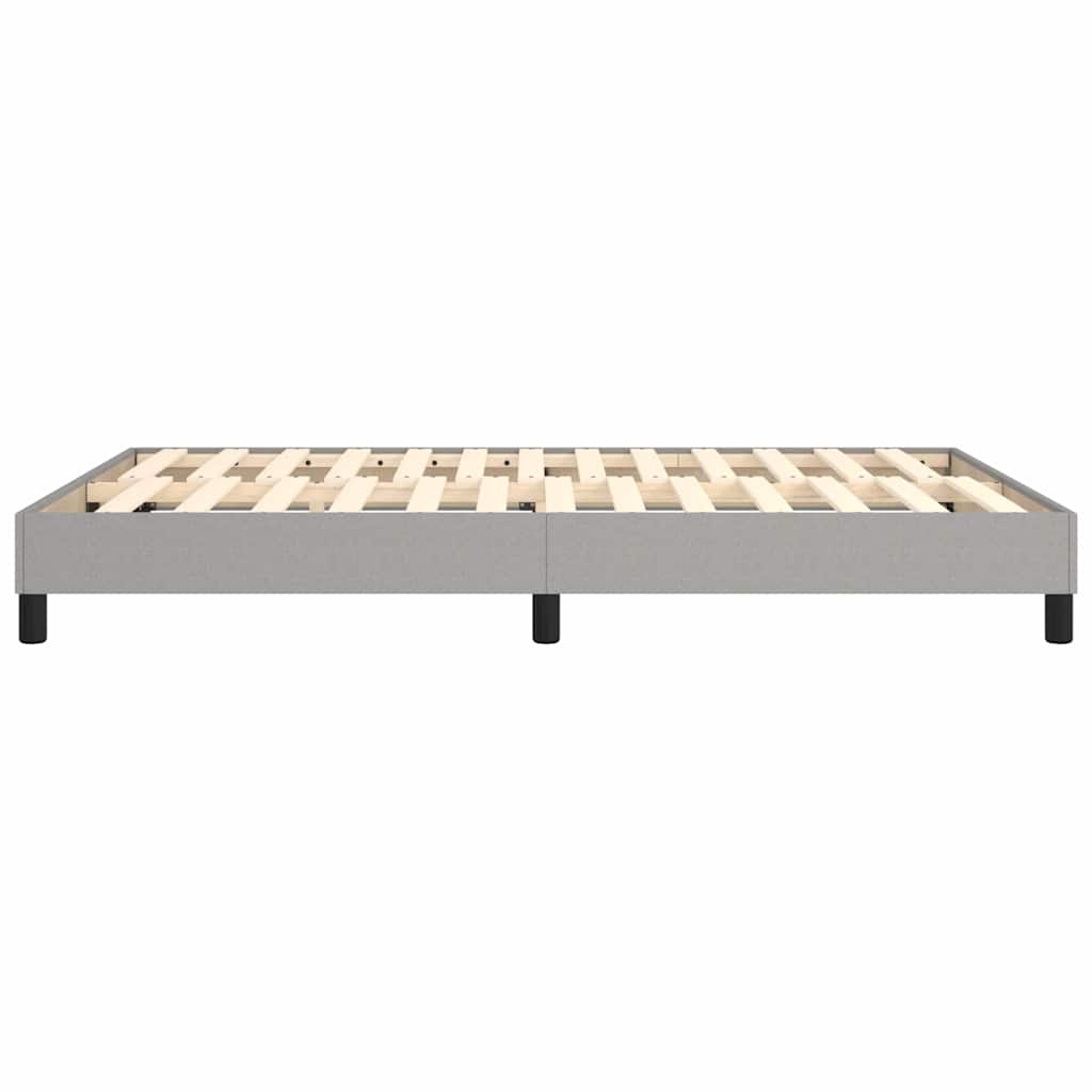 Boxspringbettgestell Hellgrau 140x200 cm Stoff
