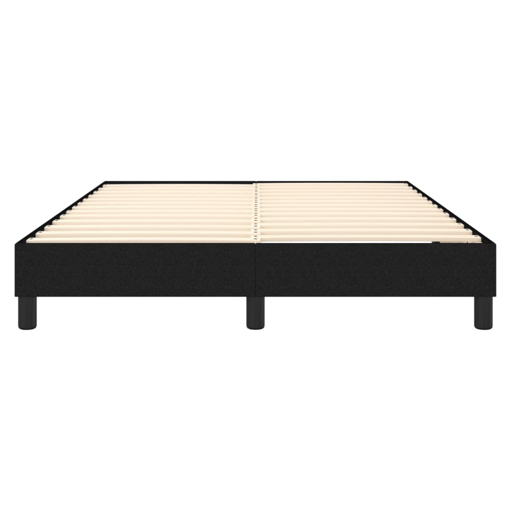 Boxspringbettgestell Schwarz 140x200 cm Stoff