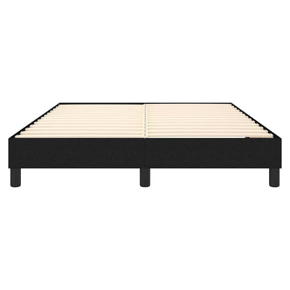 Boxspringbettgestell Schwarz 140x200 cm Stoff