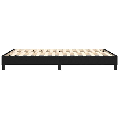 Boxspringbettgestell Schwarz 140x200 cm Stoff