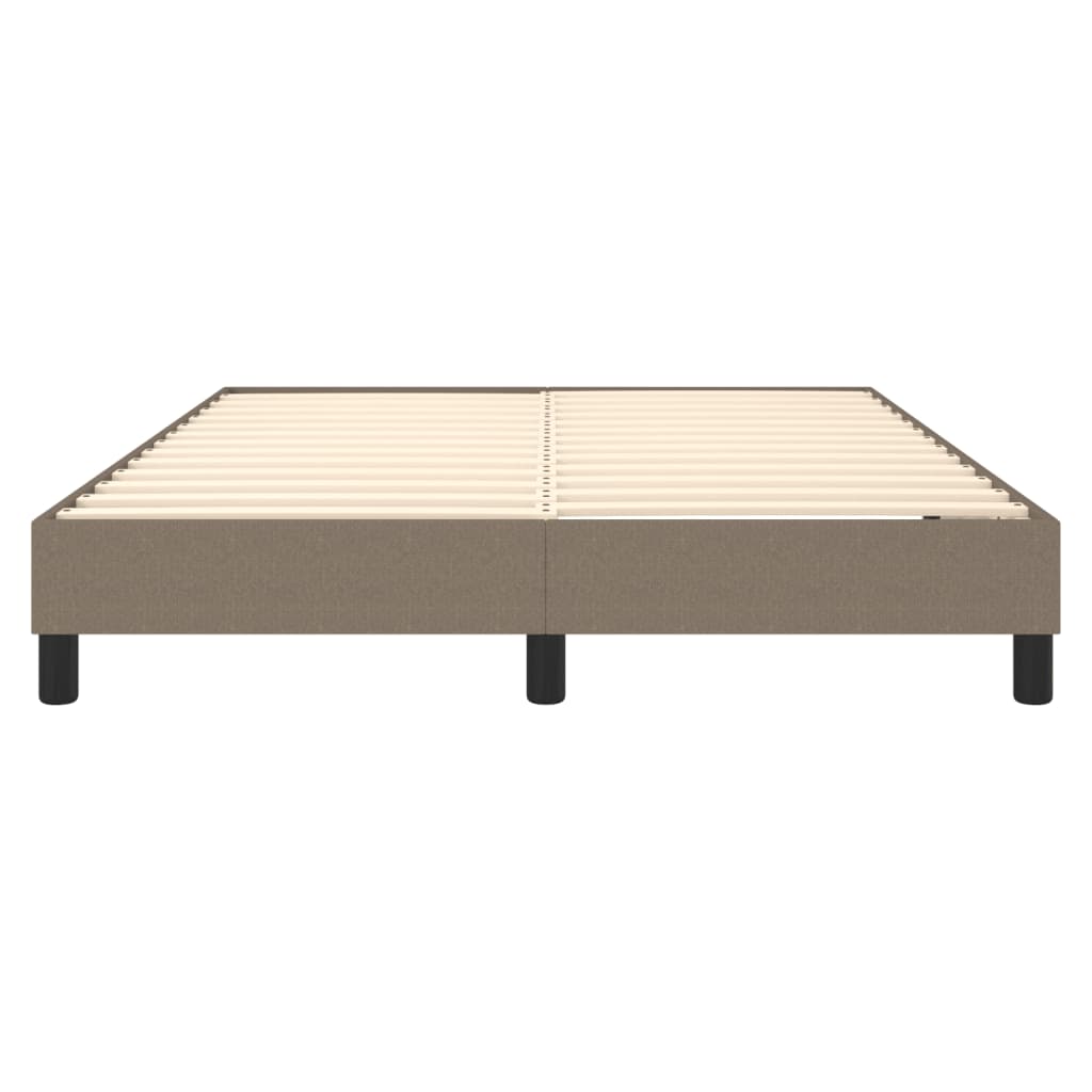 Boxspringbettgestell Taupe 140x200 cm Stoff