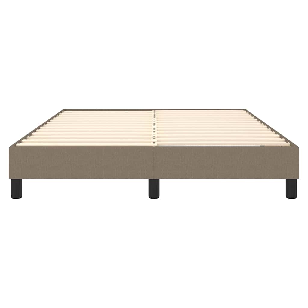 Boxspringbettgestell Taupe 140x200 cm Stoff