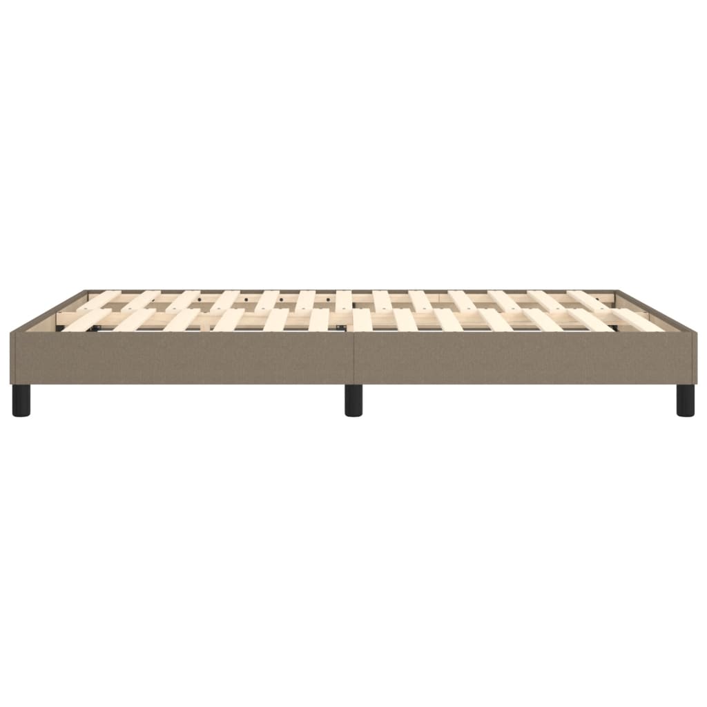 Boxspringbettgestell Taupe 140x200 cm Stoff