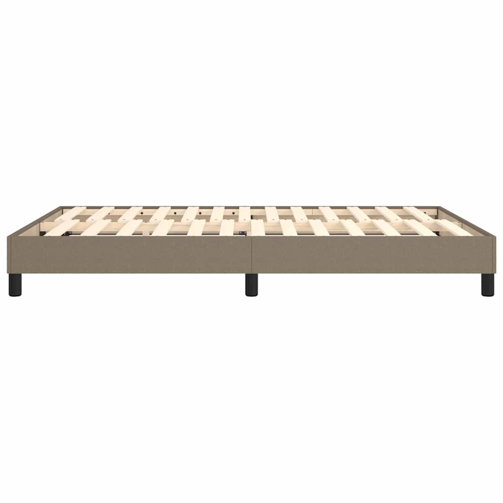 Boxspringbettgestell Taupe 140x200 cm Stoff