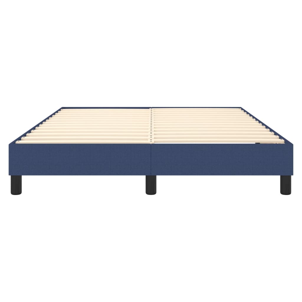 Boxspringbettgestell Blau 140x200 cm Stoff
