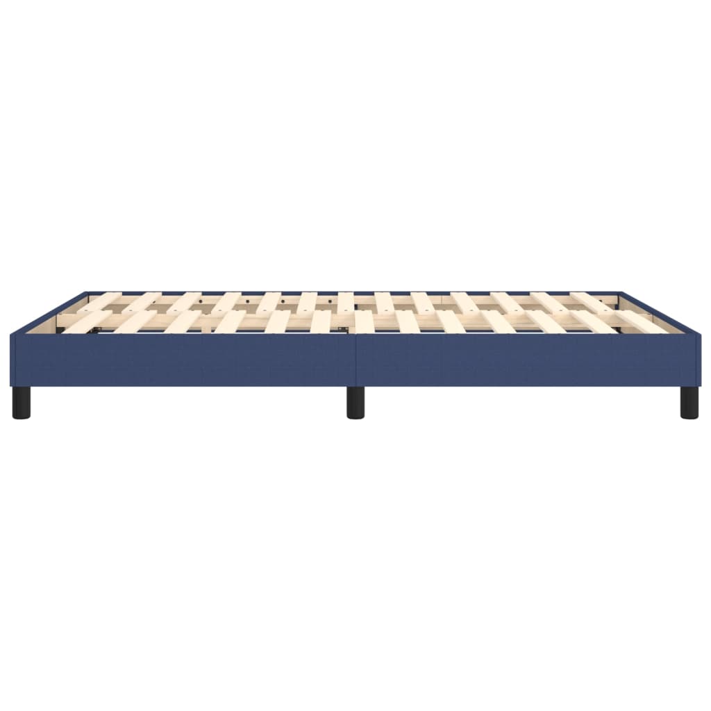 Boxspringbettgestell Blau 140x200 cm Stoff