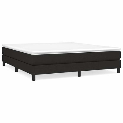Boxspringbettgestell Schwarz 160x200 cm Stoff