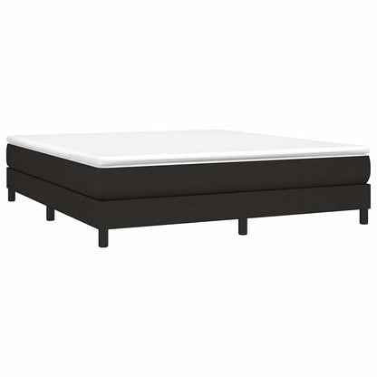 Boxspringbettgestell Schwarz 160x200 cm Stoff