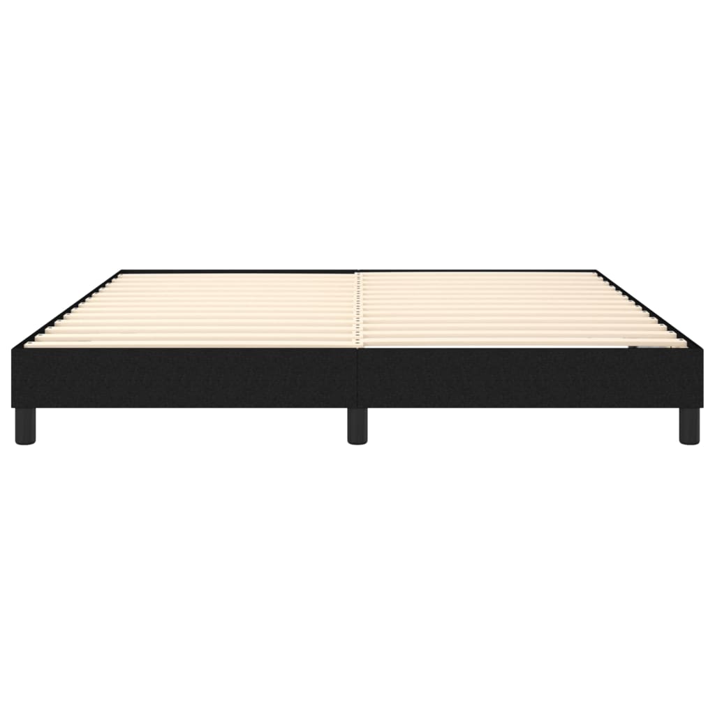 Boxspringbettgestell Schwarz 160x200 cm Stoff