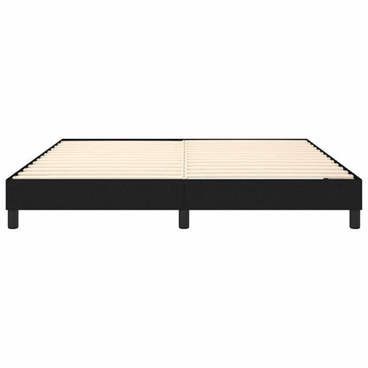 Boxspringbettgestell Schwarz 160x200 cm Stoff